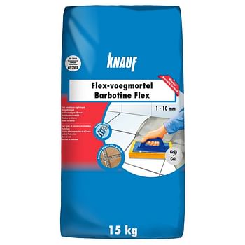 Promoties Knauf Flex voegmortel grijs 15 kg - Knauf - Geldig van 07/10/2020 tot 20/10/2020 bij Makro