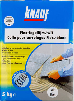 Promoties Knauf Flex tegellijm 5 kg wit - Knauf - Geldig van 07/10/2020 tot 20/10/2020 bij Makro
