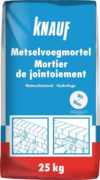 Promoties Knauf Metselvoegmortel 25 kg wit - Knauf - Geldig van 07/10/2020 tot 20/10/2020 bij Makro