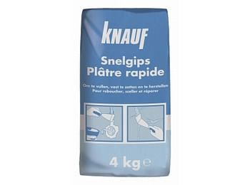Promotions Knauf Snelgips 4 kg - Knauf - Valide de 07/10/2020 à 20/10/2020 chez Makro