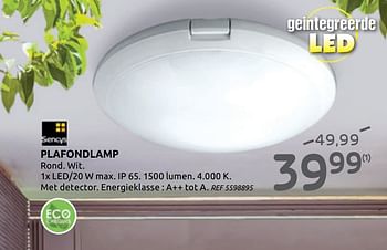 Promoties Plafondlamp - Sencys - Geldig van 14/10/2020 tot 26/10/2020 bij Brico