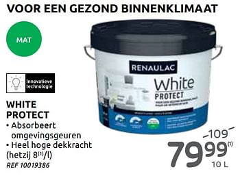 Promoties White protect - Renaulac - Geldig van 14/10/2020 tot 26/10/2020 bij Brico