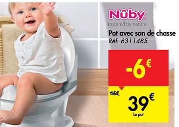 Nuby Pot Avec Son De Chasse En Promotion Chez Carrefour