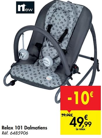 Disney Baby Relax 101 Dalmatiens En Promotion Chez Carrefour