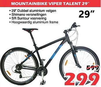 Promotions Mountainbike viper talent 29`` - Talent - Valide de 25/09/2020 à 25/10/2020 chez Itek