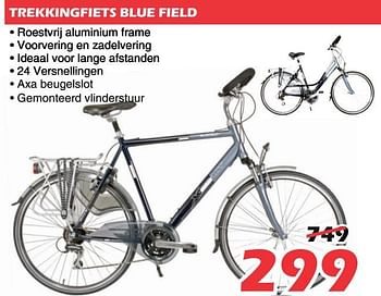 Promotions Trekkingfiets blue field - Produit maison - Itek - Valide de 25/09/2020 à 25/10/2020 chez Itek