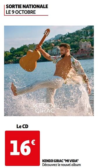 Featured image of post Kendji Girac Mi Vida Cd Nrj winter hits 2017 cd3