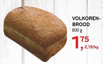Promotions Volkorenbrood - Produit maison - Alvo - Valide de 21/10/2020 à 03/11/2020 chez Alvo