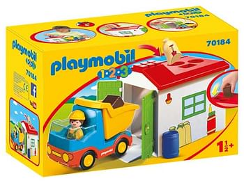 Promoties 70184 Werkman met sorteer-garage - Playmobil - Geldig van 10/10/2020 tot 01/11/2020 bij ToyChamp