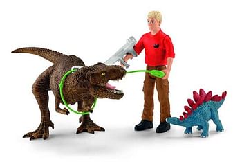 Promoties Schleich Dinosaurs 41465 Tyrannosaurus Rex aanval - Schleich - Geldig van 10/10/2020 tot 01/11/2020 bij ToyChamp