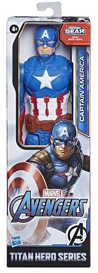 Promoties Avengers Titan Heroes Captain America 30cm - Hasbro - Geldig van 10/10/2020 tot 01/11/2020 bij ToyChamp