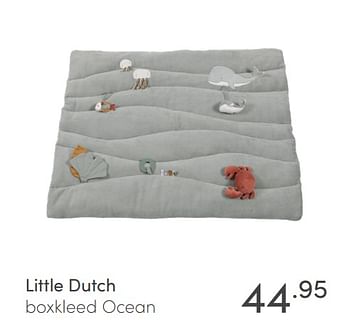 Promoties Little dutch boxkleed ocean - Little Dutch - Geldig van 11/10/2020 tot 17/10/2020 bij Baby & Tiener Megastore