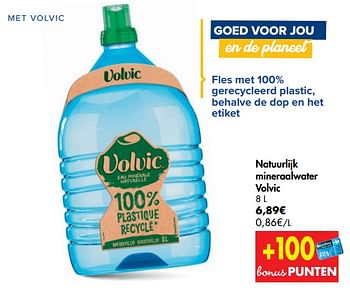 Promotions Natuurlijk mineraalwater volvic - Volvic - Valide de 14/10/2020 à 26/10/2020 chez Carrefour