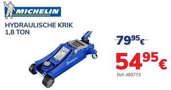 Promotions Hydraulische krik - Michelin - Valide de 12/10/2020 à 17/11/2020 chez Auto 5