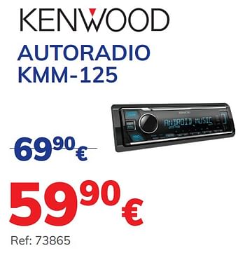 Promoties Kenwood autoradio kmm-125 - Kenwood - Geldig van 12/10/2020 tot 17/11/2020 bij Auto 5