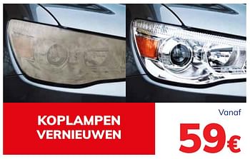 Promoties Koplampen vernieuwen - Huismerk - Auto 5  - Geldig van 12/10/2020 tot 17/11/2020 bij Auto 5
