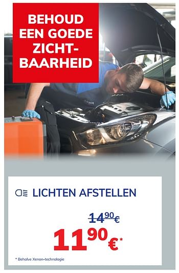 Promotions Lichten afstellen - Produit maison - Auto 5  - Valide de 12/10/2020 à 17/11/2020 chez Auto 5