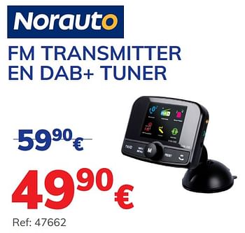 Promoties Norauto fm transmitter en dab+ tuner - Norauto - Geldig van 12/10/2020 tot 17/11/2020 bij Auto 5