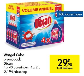 Promoties Wasgel color promopack dixan - Dixan - Geldig van 14/10/2020 tot 26/10/2020 bij Carrefour