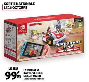 Nintendo Le Jeu Mario Kart Live Home Circuit Mario En Promotion Chez Auchan Ronq