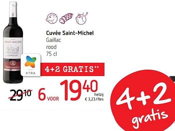 Promoties Cuvée saint-michel gaillac rood - Rode wijnen - Geldig van 22/10/2020 tot 04/11/2020 bij Spar (Colruytgroup)
