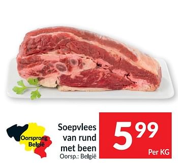 Promoties Soepvlees van rund be met been - Huismerk - Intermarche - Geldig van 20/10/2020 tot 25/10/2020 bij Intermarche