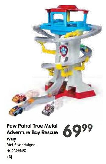Promoties Paw patrol true metal adventure bay rescue way - PAW  PATROL - Geldig van 14/10/2020 tot 30/11/2020 bij Fun