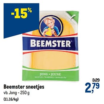 Promoties Beemster sneetjes jong - Beemster - Geldig van 21/10/2020 tot 03/11/2020 bij Makro