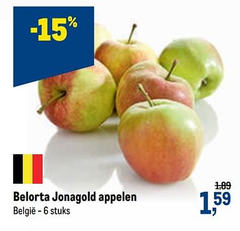 Promoties Belorta jonagold appelen - Belorta - Geldig van 21/10/2020 tot 03/11/2020 bij Makro