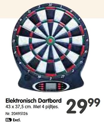 Promoties Elektronisch dartbord - Huismerk - Fun - Geldig van 14/10/2020 tot 30/11/2020 bij Fun