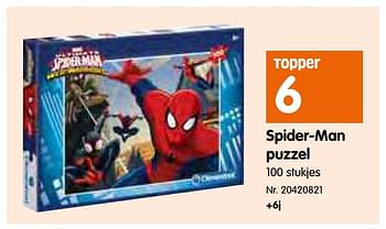 Promoties Spider-man puzzel - Spider-man - Geldig van 14/10/2020 tot 30/11/2020 bij Fun