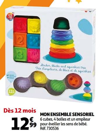 One Two Fun Mon Ensemble Sensoriel En Promotion Chez Auchan Ronq