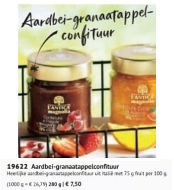 Promoties Aardbei-granaatappelconfituur - L'Antica Magnolia - Geldig van 28/09/2020 tot 28/03/2021 bij Bofrost