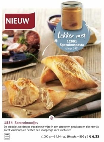 Promoties Boerenbroodjes - Huismerk - Bofrost - Geldig van 28/09/2020 tot 28/03/2021 bij Bofrost