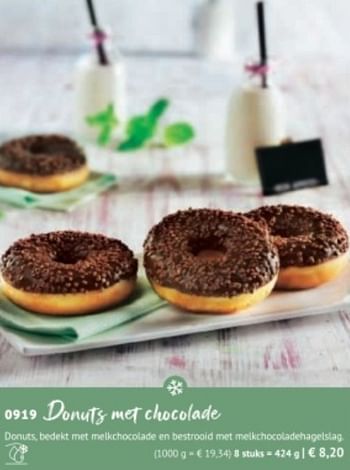 Promoties Donuts met chocolade - Huismerk - Bofrost - Geldig van 28/09/2020 tot 28/03/2021 bij Bofrost