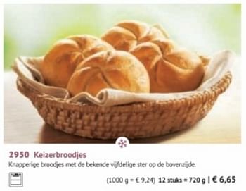 Promoties Keizerbroodjes - Huismerk - Bofrost - Geldig van 28/09/2020 tot 28/03/2021 bij Bofrost