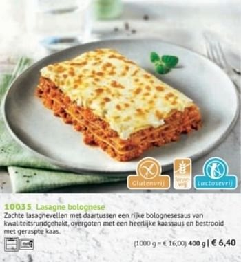 Promoties Lasagne bolognese - Huismerk - Bofrost - Geldig van 28/09/2020 tot 28/03/2021 bij Bofrost