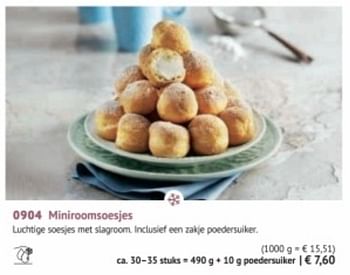 Promoties Miniroomsoesjes - Huismerk - Bofrost - Geldig van 28/09/2020 tot 28/03/2021 bij Bofrost