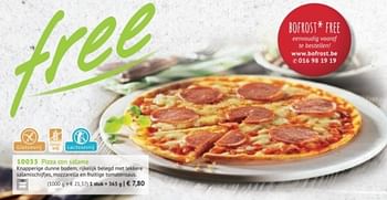 Promoties Pizza con salame - Huismerk - Bofrost - Geldig van 28/09/2020 tot 28/03/2021 bij Bofrost