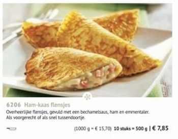 Promoties Ham-kaas flensjes - Huismerk - Bofrost - Geldig van 28/09/2020 tot 28/03/2021 bij Bofrost