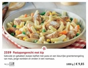 Promoties Pastapangerecht met kip - Huismerk - Bofrost - Geldig van 28/09/2020 tot 28/03/2021 bij Bofrost