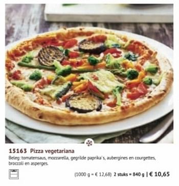 Promoties Pizza veqetariana - Huismerk - Bofrost - Geldig van 28/09/2020 tot 28/03/2021 bij Bofrost