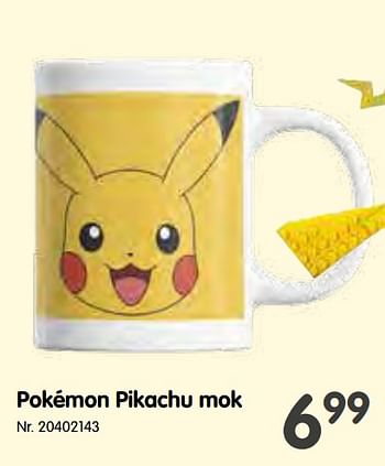 Promoties Pokémon pikachu mok - Pokemon - Geldig van 14/10/2020 tot 30/11/2020 bij Fun