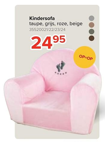 Promoties Kindersofa - Huismerk - Euroshop - Geldig van 17/10/2020 tot 06/12/2020 bij Euro Shop