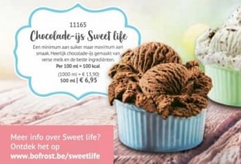 Promoties Chocolade-ijs sweet life - Huismerk - Bofrost - Geldig van 28/09/2020 tot 28/03/2021 bij Bofrost