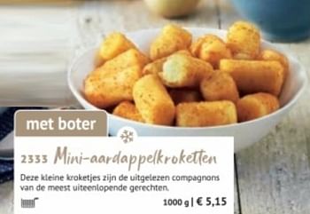 Promoties Mini-aardappelkroketten - Huismerk - Bofrost - Geldig van 28/09/2020 tot 28/03/2021 bij Bofrost