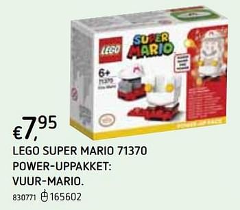 Promoties Lego super mario 71370 power-uppakket: vuur-mario - Lego - Geldig van 22/10/2020 tot 06/12/2020 bij Dreamland