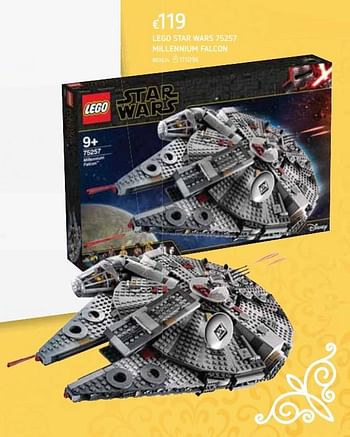 Promoties Lego star wars 75257 millennium falcon - Lego - Geldig van 22/10/2020 tot 06/12/2020 bij Dreamland