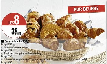 Promoties Croissants - Huismerk - Casino - Geldig van 20/10/2020 tot 24/10/2020 bij Super Casino
