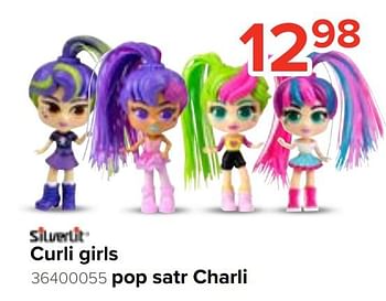 Promoties Curli girls pop satr charli - Silverlit - Geldig van 17/10/2020 tot 06/12/2020 bij Euro Shop